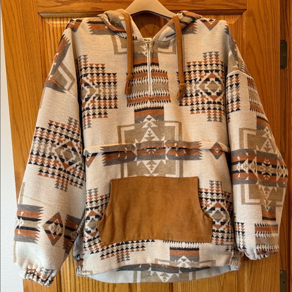Southwestern Patterned Hoodie